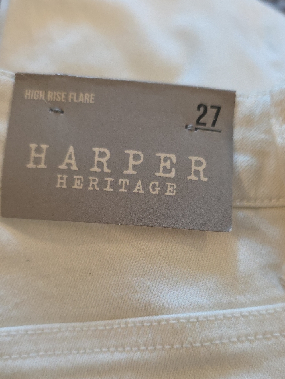 Francesca's White High-Rise Jeans